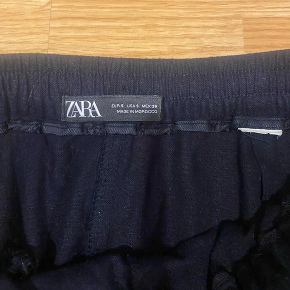 Navy Wide-Leg Pants - Picture 3 of 6